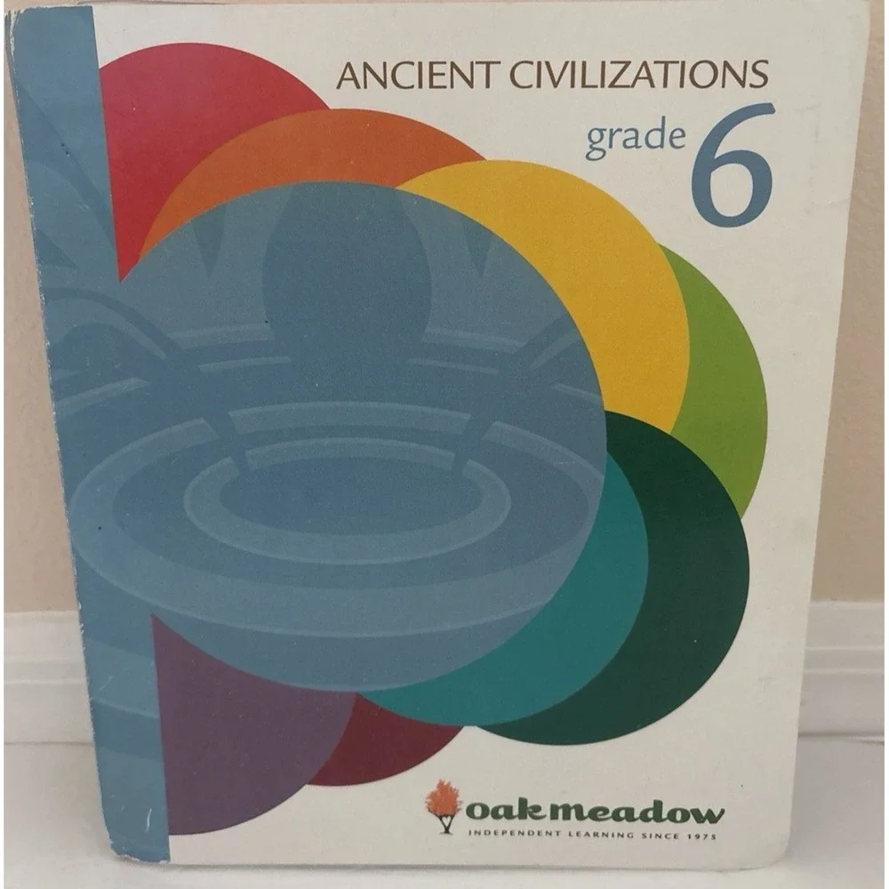Oak Meadow Grade 6 Ancient Civilizations Homeschool Waldorf Book History